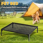 Elevated Dog Bed Washable Breathable Mesh Metal Frame Raised Cot For Large Dogs