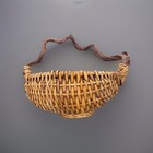 Large 20  Vintage Oak Splint Buttocks Basket Woven Gathering Floor Melon Big