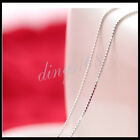 Genuine 925 Sterling Silver Tarnish-free 16-32  1 4mm Italian Box Chain Necklace
