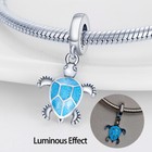 Kunsir 925 Sterling Silver Sea Turtle Pendant Ocean Charm For Bracelet Diy Charm