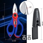 Workpro Electricians Scissors 6 4-inch Professional Electrician Shears Stainless