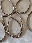 Strands Of Czech Glass  Round  Picasso Finish  Faceted Beads  Brown  50pcs   4mm