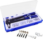 86pcs Hand Rivet Tool Kit  Blind Riveting Tools Set With Metric Rivet Nuts M3-m8