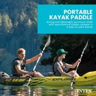 Intex 69629e 86  Lightweight Aluminum Double Oar Inflatable Kayak Paddle  Black