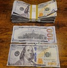  100 X 25pcs  aged  High Quality Movie  Prank  music Video  Bills  Play Money
