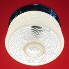 Vtg  mini  1930 s-1950 s Art Deco Nouveau Glass Shade Ceiling Light Fixture 