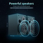 Bookshelf Speakers   4 Inch Powered Bookshelf Speakers With Deep Bass  