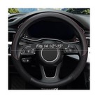 Kafeek Steering Wheel Cover  Universal 15 Inch  Microfiber Leather Viscose  B   