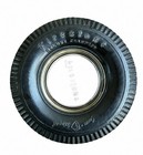 Vintage Firestone Deluxe Champion Gum Dipped Rubber Tire And Glass Ashtray 6 