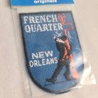 Vintage Nos Travel Souvenir Patch French Quarter New Orleans Louisiana Voyager