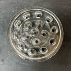 15 Hole Glass Frog For Fresh silk Flowers Hold Flowers In Vase Clear Glass  2