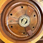 Vintage Wooden Sterring Wheel Foundry Sand Cast Mold Industrial Abstract Casting