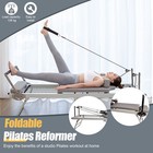 Foldable Pilates Reformer Home Pilates Equipment Studio Gym Workout Machine New-