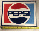 Vintage Pepsi Cola Patch Large 8 1 2  X 6  For Back Of Jacket  Shirt  Etc