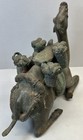 Antique Bronze Cold Painted Statue - Camel Lying Down W  Load China 20th Century