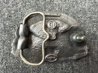 Vintage 1987 Pennsylvania Railroad Broadway Limited Brass Enamel Belt Buckle