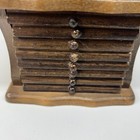 Vintage Wooden   Cork Mid Century Modern Wood Bar Drink Coasters Set Japan Made