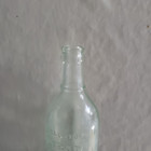 Vtg Clear Glass Embossed Solution Citrate Magnesia Bottle W  Dosage Info