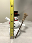 Dollhouse Artisan Miniature Snowman Figure 1 12 Christmas Winter Decoration