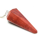 Set Of 2 Red Jasper Pendulums   Grounding   Protection Tools For Chakra Healing