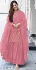 Indian Women New Design Attractive Look Sharara Set With Dupatta For Girls