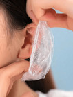 100pcs Disposable Waterproof Ear Covers For Hair Dyeing  Bathing  And Salon Use