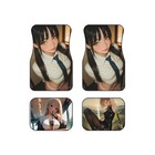 Anime Girl Illustration Car Mats   Set Of 4
