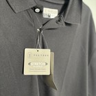 Nwt Pga Tour Men   s Xl Black Shirt Sleeve Polo Golf Shirt New Links Club