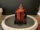 Modern Toys Tin Battery Operated No 100 Farm Tractor 1960s Japan