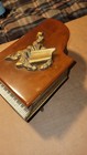 Vintage Thorens Grand Piano Swiss Music Box Butterscotch Bakelite
