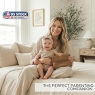 Beautiful Baby Diaper Changing Mat Made Of Vegan Leather - Soft   Foldable