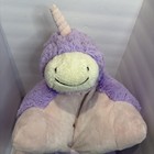 Pillow Pets Purple Unicorn 2010 Plush 18    Stuffed Animal Convertible