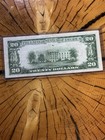 1928b  20 Twenty Dollar Light Lime Green Seal Federal Reserve Note Free Shipping