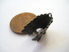 Vtg Sterling Native American Indian Chief Headdress Eagle Feather Silver Charm