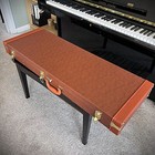 Brown Hardshell Lockable Electric Case For Strat And Tele Style Electric Guitars