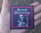 Magnet - Social Distortion Christmas Skeleton 1980s  Punk Rock Music  3 4  X 3 4