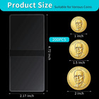 200 Pack 2 X 2 Inch Double-pocket-coin-flips - Coin Pocket Holders