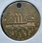Spanish American War -  uss Maine  Warship Medal  Variety Of Rulau Non 5