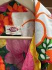 Vtg 70s Tapa Cloth Pomare Tahiti Hawaiian Shirt Xl Tiki Multi Colored Floral