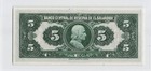 El Salvador 1942  5 Colones P-84v2  Specimen Banknote 