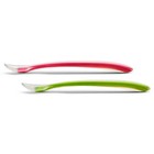 Gentle    Silicone Infant Spoons  Pink green  Unisex  4 Pack