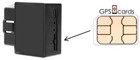 Sim Card For 4g Lte Obd Gps Tracker Real Time Locator Gsm Car Tracking Device