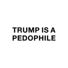 Self Inking Text Stamp 1  X 2 5  Bold Message Rubber Stamp Trump Is A Pedophile