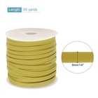 1 4 Inch Double Fold Bias Tape Polyester Continuous Bulk Bias Tape Gold 55 Yards