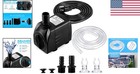 Adjustable 400gph Submersible Pump - Perfect For Aquariums  Ponds   Hydroponics