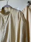 Vintage 80   -90   s Barong Tagalog Cannon  Filipino Embroidered Shirt Sz 44  Xxl 