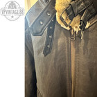Vintage B-3 Aviator Bomber Jacket Brown Sheepskin Shearling Leather Flight