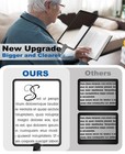 5x Hands-free Magnifying Glass With 50 Led Lights  Full Page Magnifier With F   