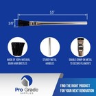 Lot Of 144  Acid Flux Brush 6  Lg X 3 8  Solder  Plumbing  Glues  Touch Ups