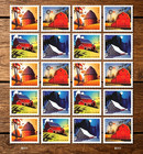 2021 Usps Postcard Rate Stamps Barns 5 Sheets Of 20 -100 Pcs 